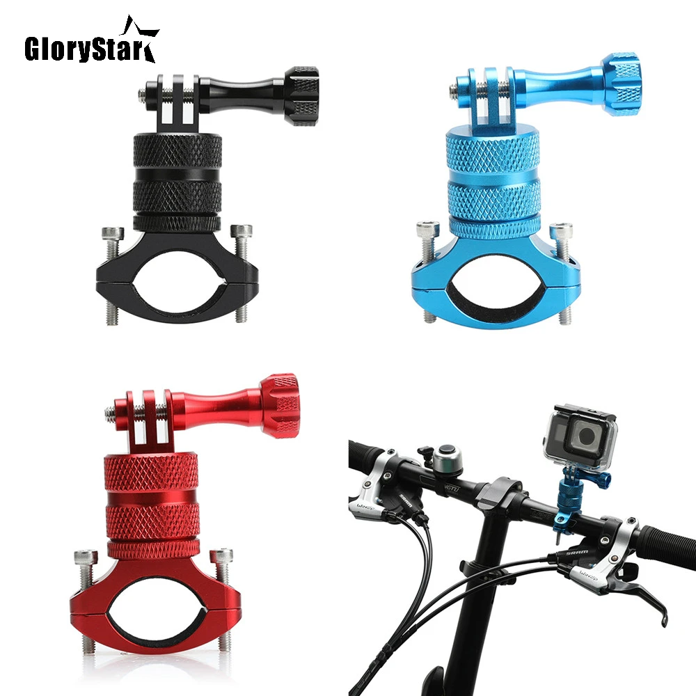 For Go Pro Bicycle Mount Rotatable Bike Handlebar Mount Holder Adapter