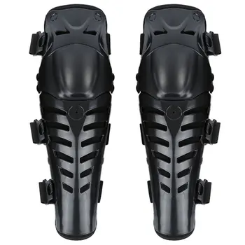 

Motorcycle roller skating anti-fall knee pads according to the bending degree of knee PE rubber shell Double layer paste 1 pair