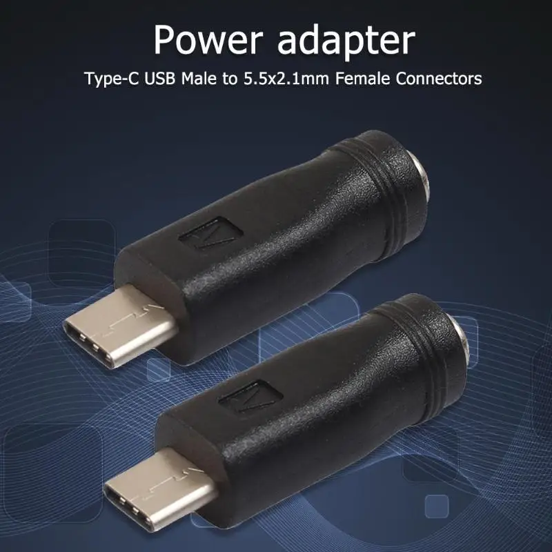 2 шт. Разъем 5,5x2,1 мм Женский Разъем для type-C USB 3,1 штекер DC разъем питания отличное мастерство и долговечность