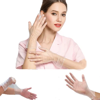 

Transparent Disposable Gloves Kitchen Accessories Cooking Eco-friendly For Food Anti-static Plastic Food Grade Gloves Beauty