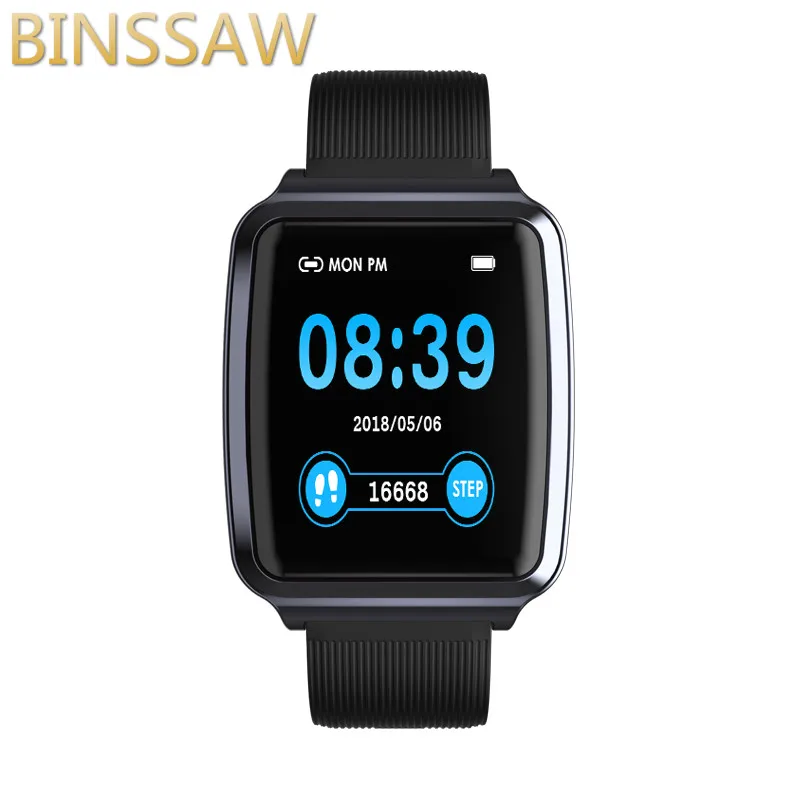 Smart Watch BINSSAW Bluetooth Sport IP67 Waterproof Blood pressure Oxygen Heart Rate Fitness Tracker SmartWatch For Android IOS