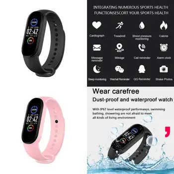 

M5 Wristbands Smart Bracelet Health Tracker Smart Watch Band 5 Bluetooth Blood Pressure Waterproof Watch Wristband For Adult Kid