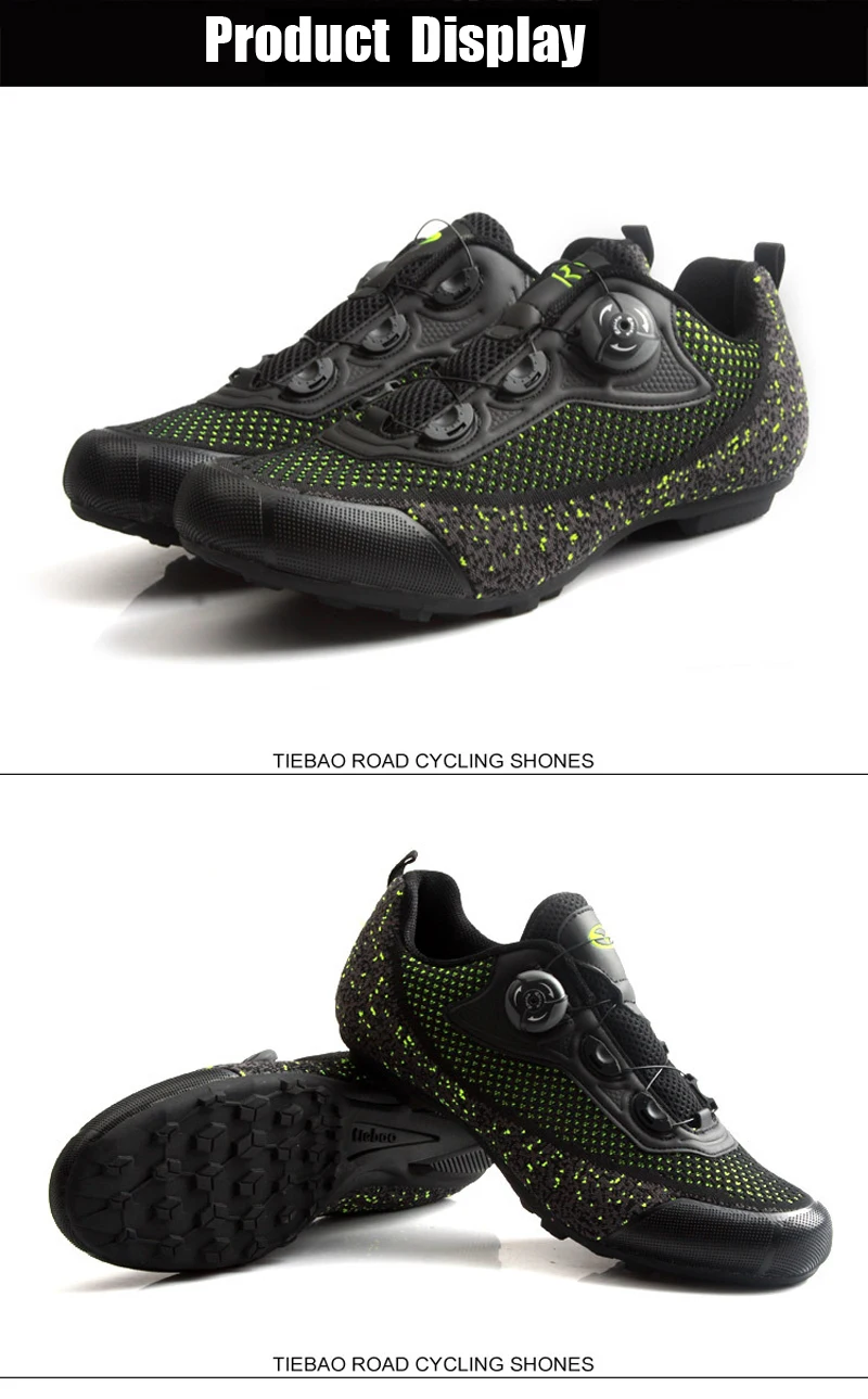 Tiebao Cycling Shoes New Non-lock MTB Road Bicycle Shoes Men Women Ventilation Suitable For Cycling Walking Rubber Outsole Shoes