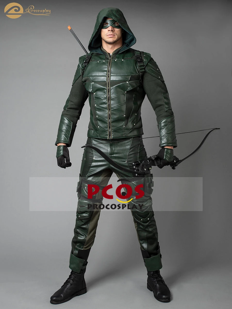 

Ready to ship Green Arrow Season 5 Oliver Queen Cosplay Costume mp003491