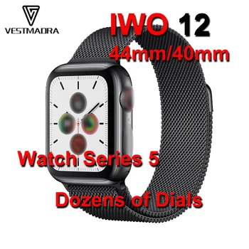 

Watch Series 5 IWO 12 Bluetooth Smart Watch 1:1 44mm 40mm Case Sport Heart Rate Smartwatch for iPhone Android Phone PK IWO 11