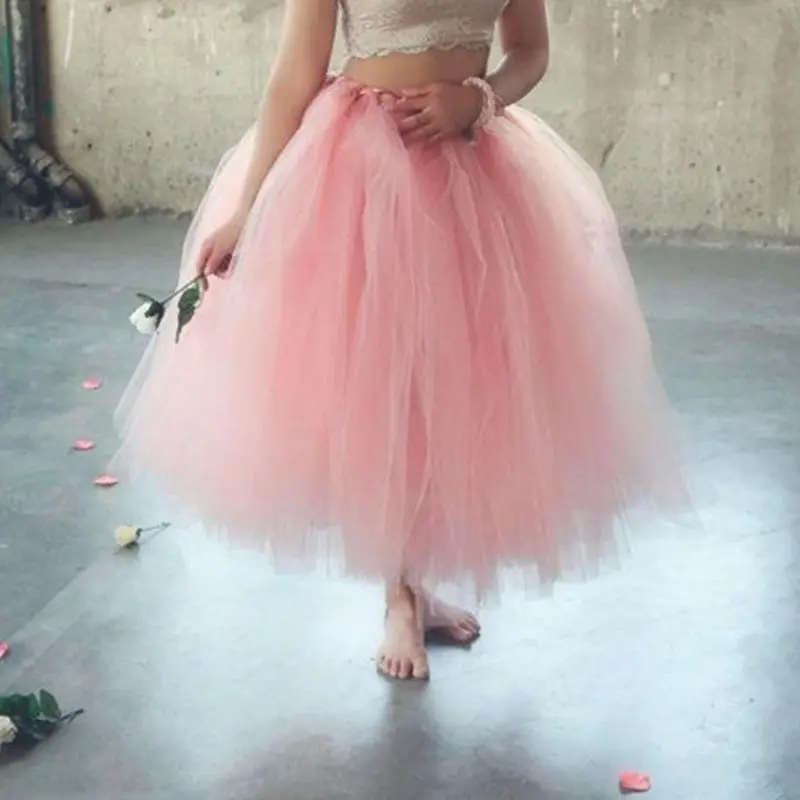 Женская фатиновая юбка пачка средней длины 80 см|Юбки| |