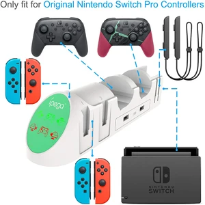 Image 5 - Animal Crossing Control Batterie Ladegerät für Nintend Nintendo Schalter Freude Con Joycon Konsole Lade Dock Controller Stand Gamep