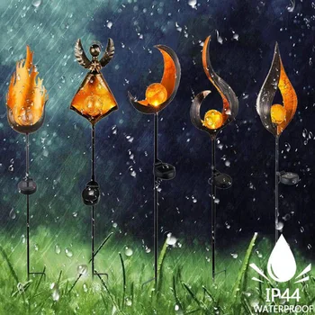 

Outdoor Flame Solar Light Decoration 2V 0.8M LED Holiday Chrismas Accessories Garden Patio Light Waterpoof Fairy Led Light Lamp