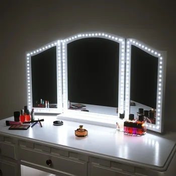 

3M Vanity Makeup Mirror Lamp Led Light Strip 5V USB LED Flexible Tape Led Dressing Table mirror Lamp Decor Bathroom Light Strip