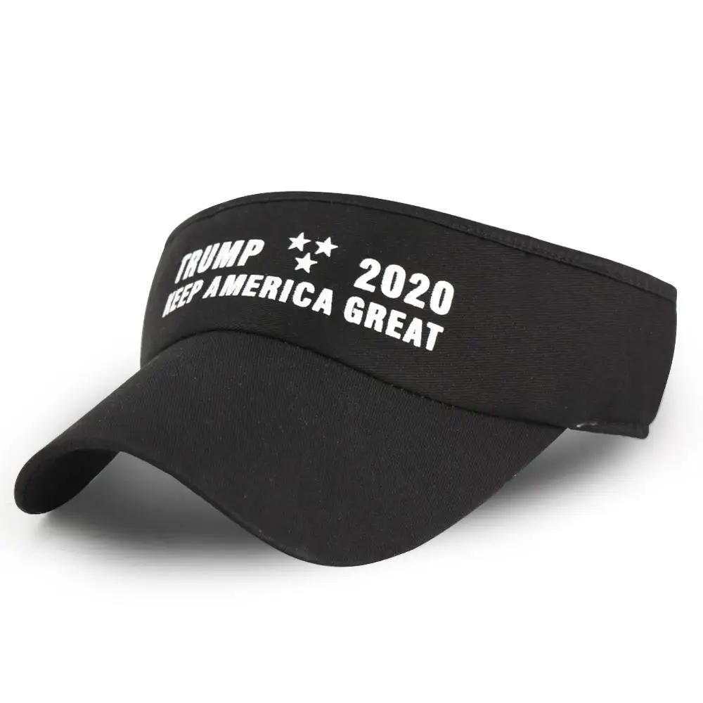 

Man Trump 2020 Baseball Cap Keep America Great Empty Top Visor Caps Women Sunscreen Hats Adjustable Kids Running Tennis Golf Hat