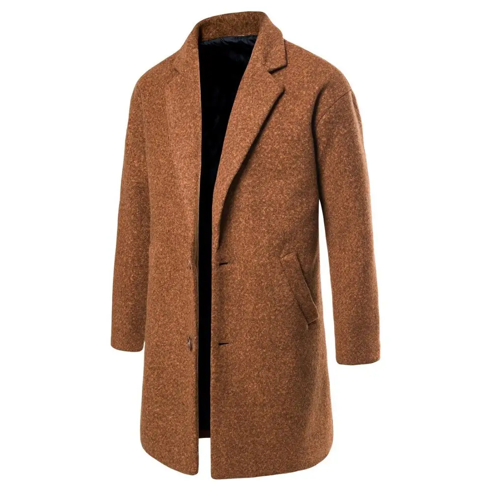 Boys Winter Coat Plus Size Woolen Over Coat Male Long Windbreaker Jacket Cotton Warm Men Fiber Overcoat Boys Winter Coat Plus Size Woolen Over Coat Male Long Windbreaker Jacket Cotton Warm Men Fiber Overcoat