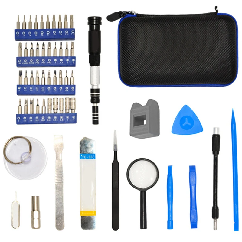 

61 In 1 Precision Screwdriver Set Torx Bit Sets Magnetic Disassemble Repair Tools Kit For Phone Laptop Watch Hand Tools