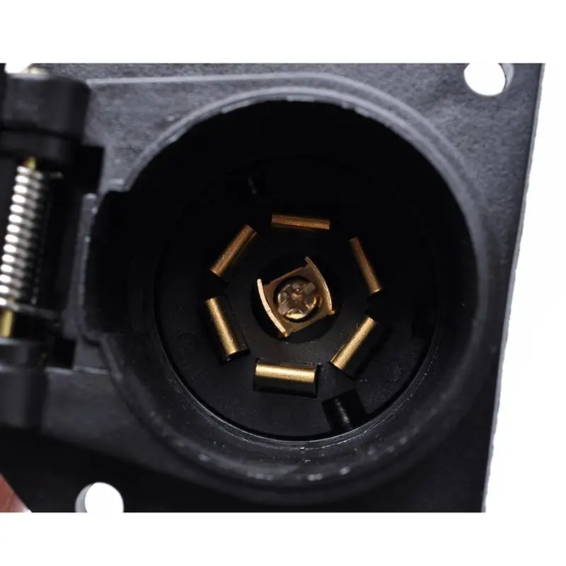12V 7 Pin Round Trailer Plug 7 Way Socket Adapter Wiring Connector for American car Trailer accessories