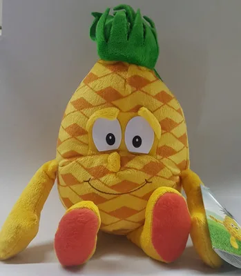 Горячие Новые фрукты овощи цветная капуста гриб черника Starwberry " мягкая плюшевая кукла игрушка - Цвет: Pineapple