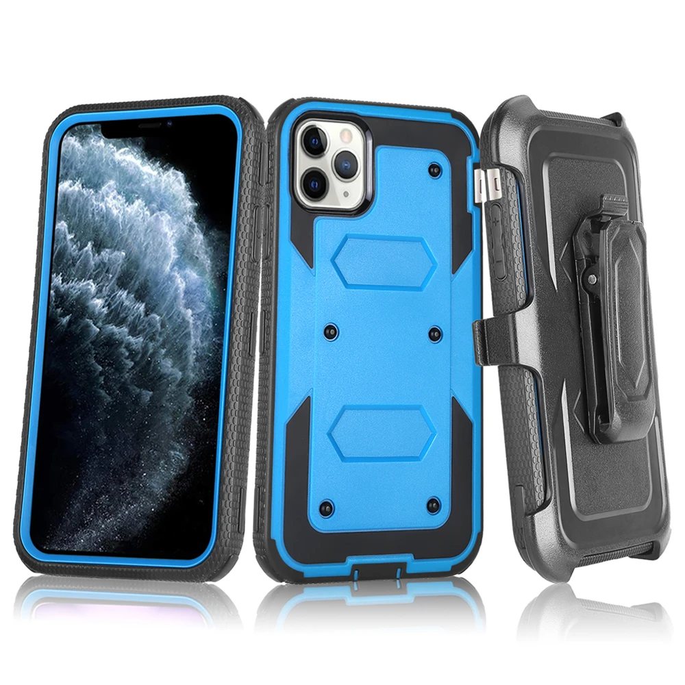 Heavy Duty Protection TPU+PC Shockproof Phone Case For iPhone 11 Pro XS Max XR 7 8 6 6S Plus X Belt Clip Hard armor Back Cover Heavy Duty Protection TPU+PC Shockproof Phone Case For iPhone 11 Pro XS Max XR 7 8 6 6S Plus X Belt Clip Hard armor Back Cover