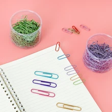 

Bright Color Paper Clip Office Supplies Cute Clip Paper Clips Papeleria Office Accessories Paperclips Clips Para Papel