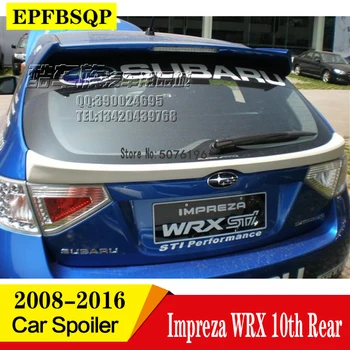 

For Impreza WRX 10th Rear Middle Lip Spoiler Wing Hatchback 2008-2016 FRP Unpainted