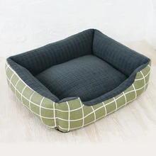 Маленький и средний размер питомца гнездо коврик кровать для кошек и собак все Съемные мягкие теплые дышащие подходит для всех сезонов моющиеся