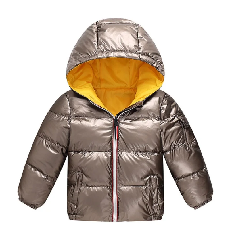 Одежда для маленьких мальчиков зимнее пальто для мальчиков детская куртка с капюшоном Детская Вельветовая куртка модная пуховая одежда для детей от 5 до 10 лет