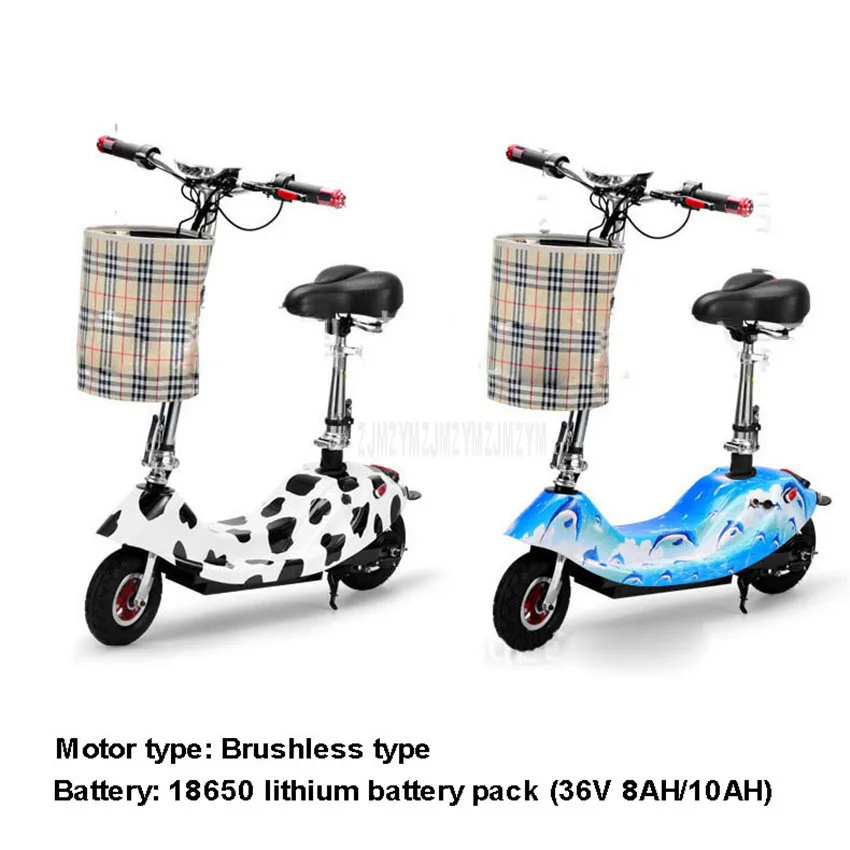 350W бесколлекторный мотор мини велосипед складываемый электровелосипед Электрический велосипед для взрослых Для женщин Леди электрический самокат с сиденьем 36V литиевая Батарея