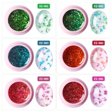 1 шт японский сухой цветок прозрачный цветок фея лепесток клей фототерапия лак для ногтей Клей Овощной лак для ногтей