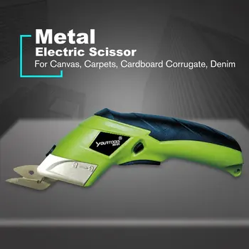 

Electric Fabric Scissors Box Cutter Cordless Shears Cutting Tool for Crafts Sewing Cardboard Scrapbooking CS4001 EU Plug