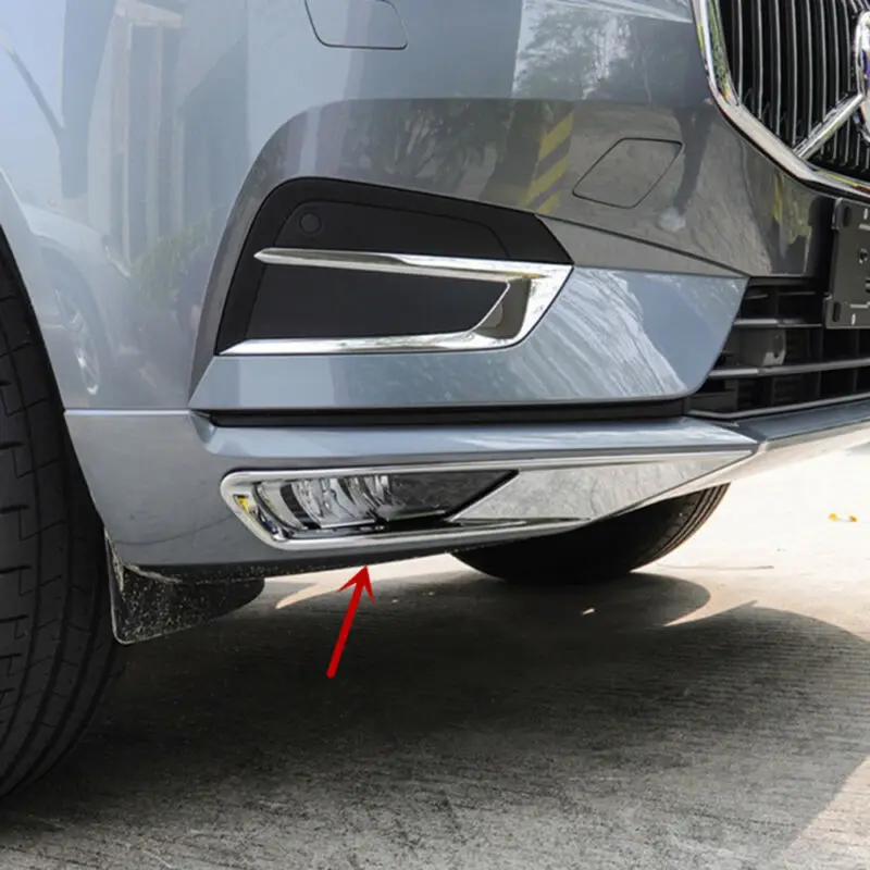 Для Volvo XC60 противотуманный светильник отделка переднего бампера противотуманная фара Хром ABS