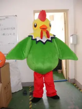 

Classic Version Green Fat cock Mascot Costume Adult Halloween Birthday party cartoon Apparel Cosplay Costumes