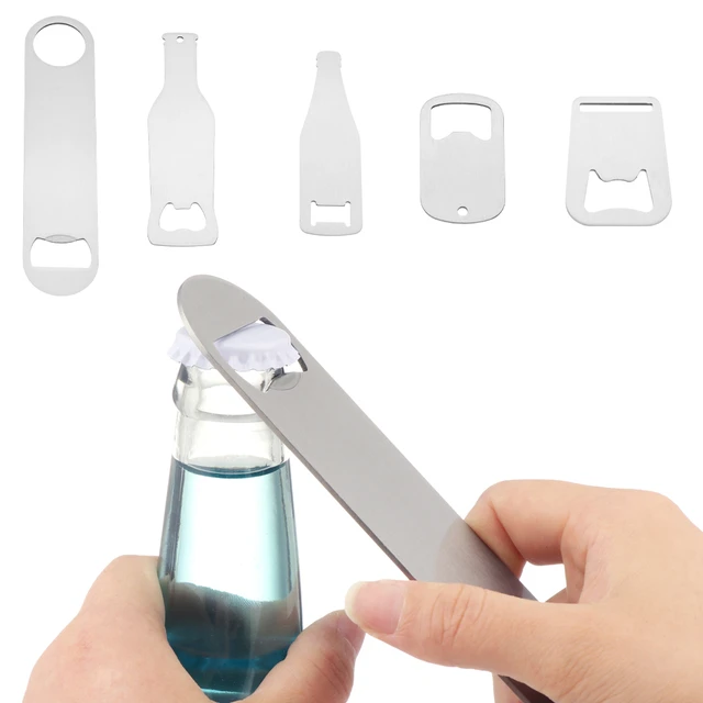 Sublimation Bottle Opener Blanks  Stainless Steel Bottle Opener - Bottle  Opener - Aliexpress