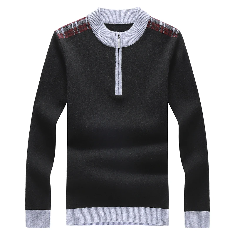 

MOGU 2019 Winter Fashion Solid Mens Sweater Casual Loose Long Sleeve Sweater for Men Large Size 7XL 4 Colors