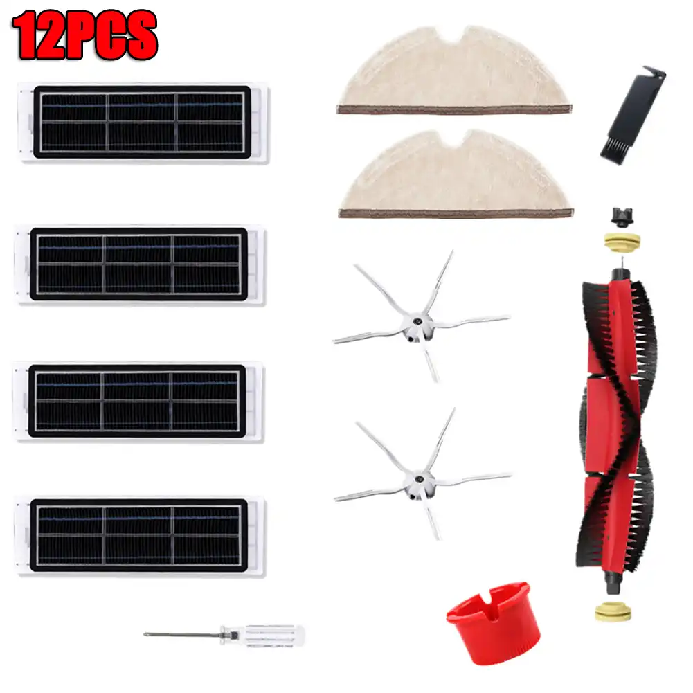 Spare Parts Set Xiaomi Roborock Robot S50 S5 S6 Vacuum Cleaner Brush Filter Kits Spare Parts Set Xiaomi Roborock Robot S50 S5 S6 Vacuum Cleaner Brush Filter Kits