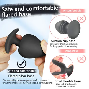 Remote Control Anal Plug Vibrator Anal plug butt plug for Men and Women Anal sex toys big dildo woman Adult Sex Products 3