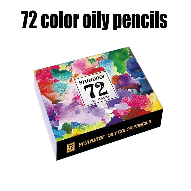 Brutfuner 150/180/260/520色の水溶性色鉛筆学生アート木材環境に