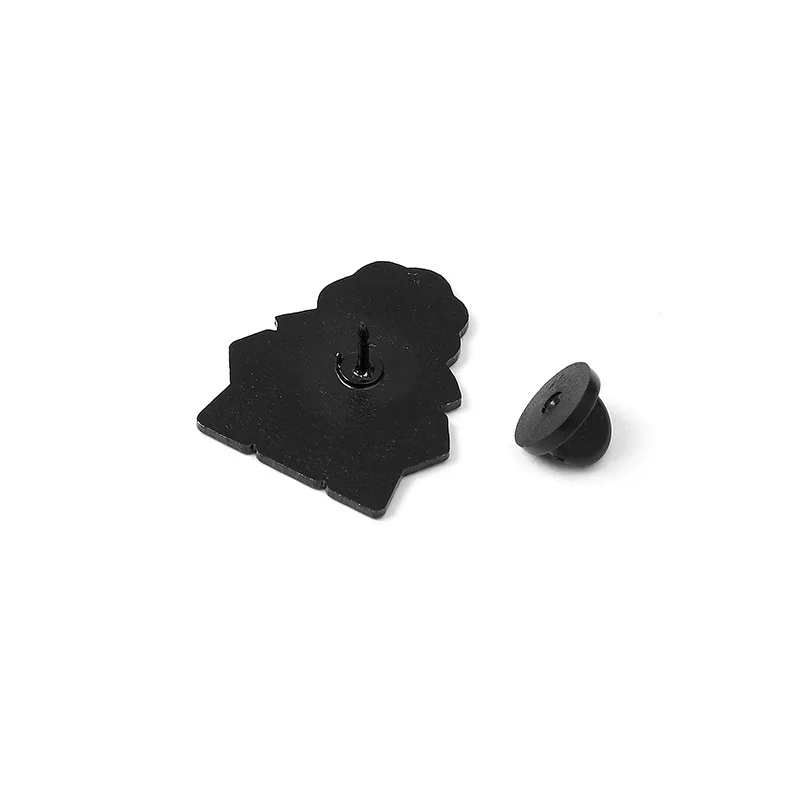 创意卡通饰品滴油胸针团结握拳造型合金胸针字母玫瑰徽章1