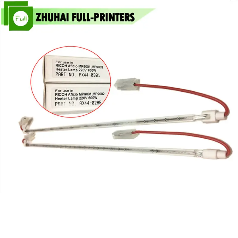600 para Ricoh Frete Grátis Aquecedor Lâmpada Fuser Ax44-0301 220 v 700 w Ax44-0285 Mp9001 Mp9002 2 Pçs 2 AX44-0301 220 v 700 w AX44-0285 220