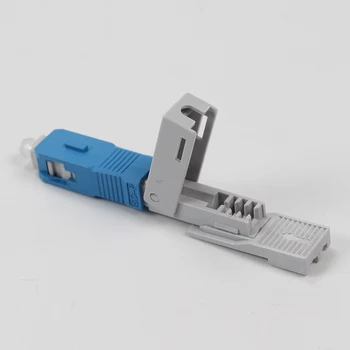 

100pcs/lot 0.3dB SC UPC Fast Connector Embedded Connector FTTH Tool Cold Connector Tool Fiber Fast Connnector