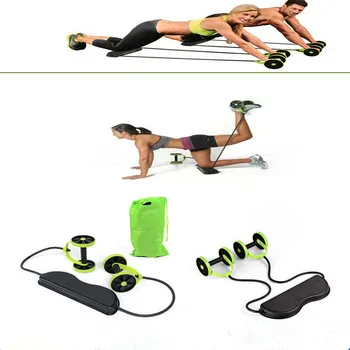 

Power Roll AB Trainer Waist Slimming Exercise Core Double Wheel Fitness Trainer