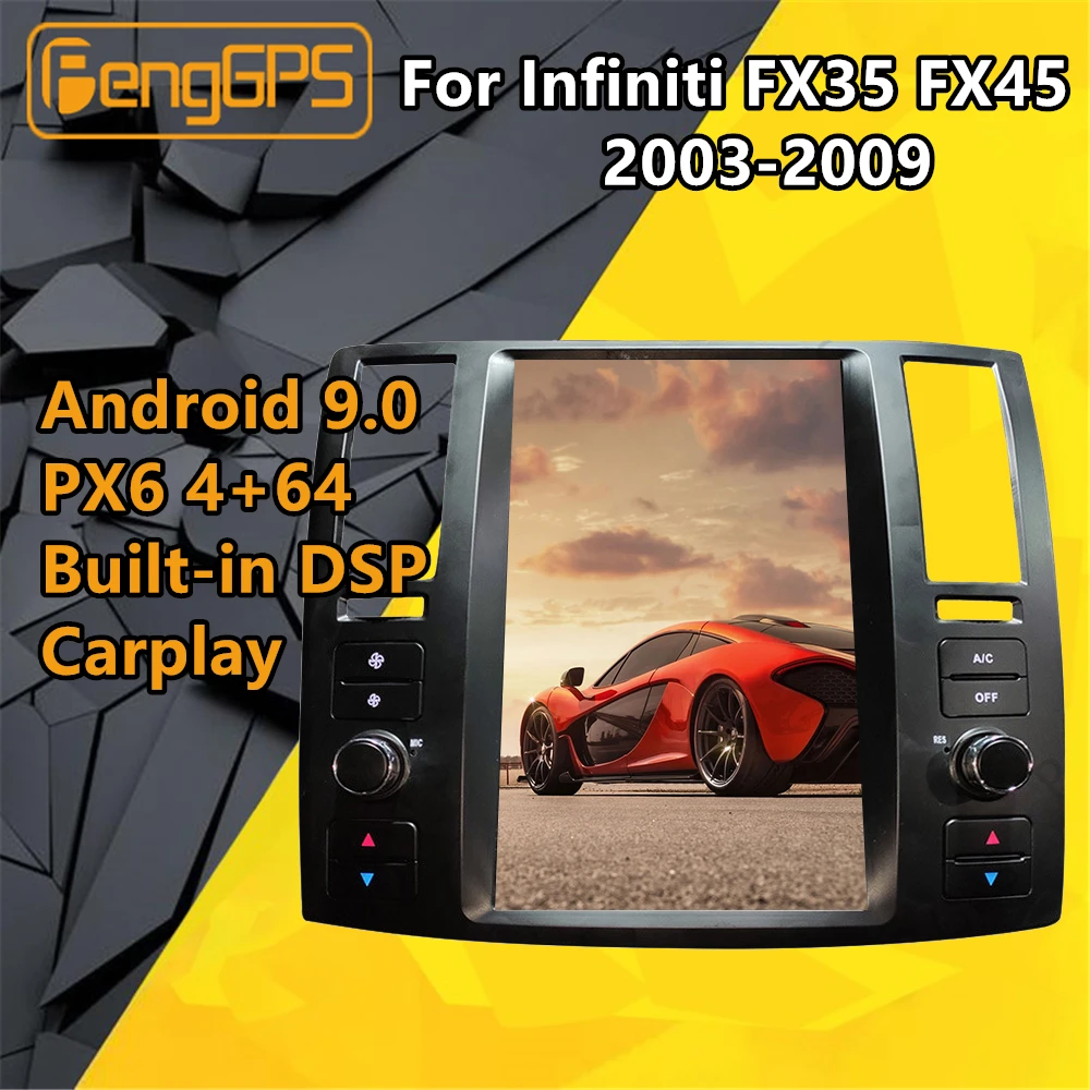 Автомобильный мультимедийный плеер для Infiniti FX35/FX45 2003 2009 радио стерео экран Tesla
