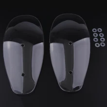 Ясно мотоцикл рука охранника Ветер Дефлектор щит для Чоппер Крузер