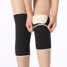 Men's And Women's Knee Pads Warm Old And Cold Legs Knee Sleeve Joint Super Elastic Fleece Middle-aged And Elderly Autumn Pads