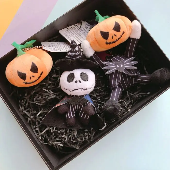 

Nightmare Before Christmas Remove Head Jack Skellington Plush Keychains Key Chain Small Pendant Kids Toys for Children Gifts