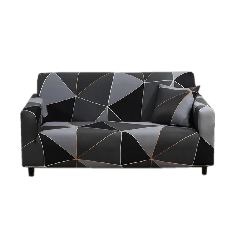 

Fashion Elastic Sofa Cover Old Fashioned Geometric Stretch All-Inclusive Sofa Cover