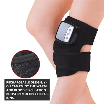 

Electric Heating Massager Physiotherapy Knee Wrap Knee Protector Massager Women Knee Brace Rechargeable Massager With US Plug
