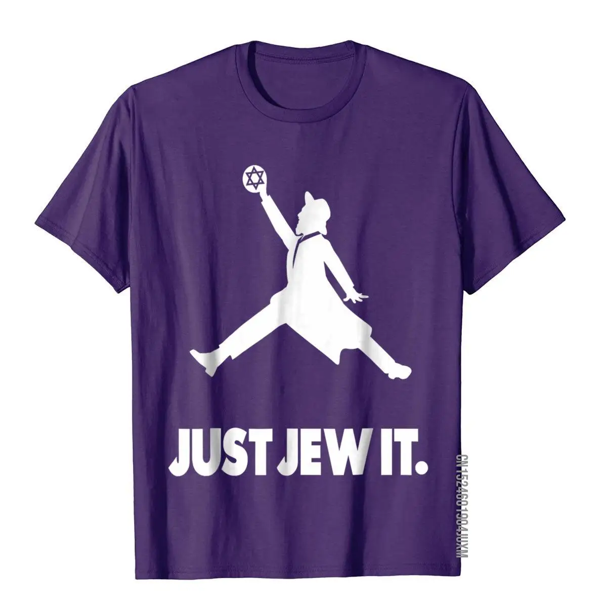 Just Jew It T-shirt -Funny Jewish Tee - Christmas Gift Shirt__97A1265purple