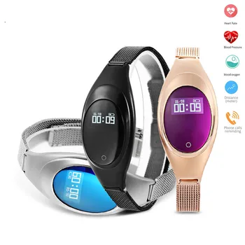 

Fashion Casual Smart Band Bracelet Bluetooth Heart Rate Monitor Pedometer Wrist Smartband Girl Women Fitness Tracker Wristband