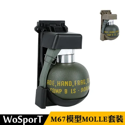 Новинка, Airsoft M67, манекен, граната, модель, зажим для талии, пластик, Molle, Пейнтбольная система, M-67, Грен, сумка для хранения, косплей, тактический