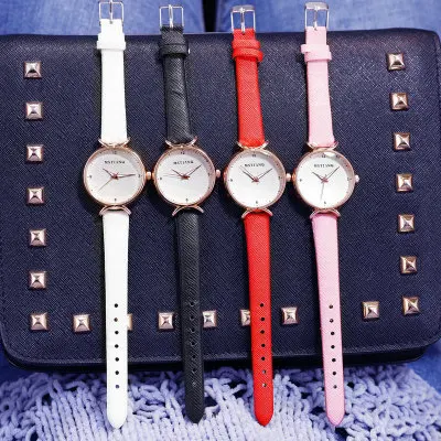 

Best Friend GIRL'S Heart Female Students Watch Fashion Simple Korean-style Casual Glorious ulzang Middle School Students Table