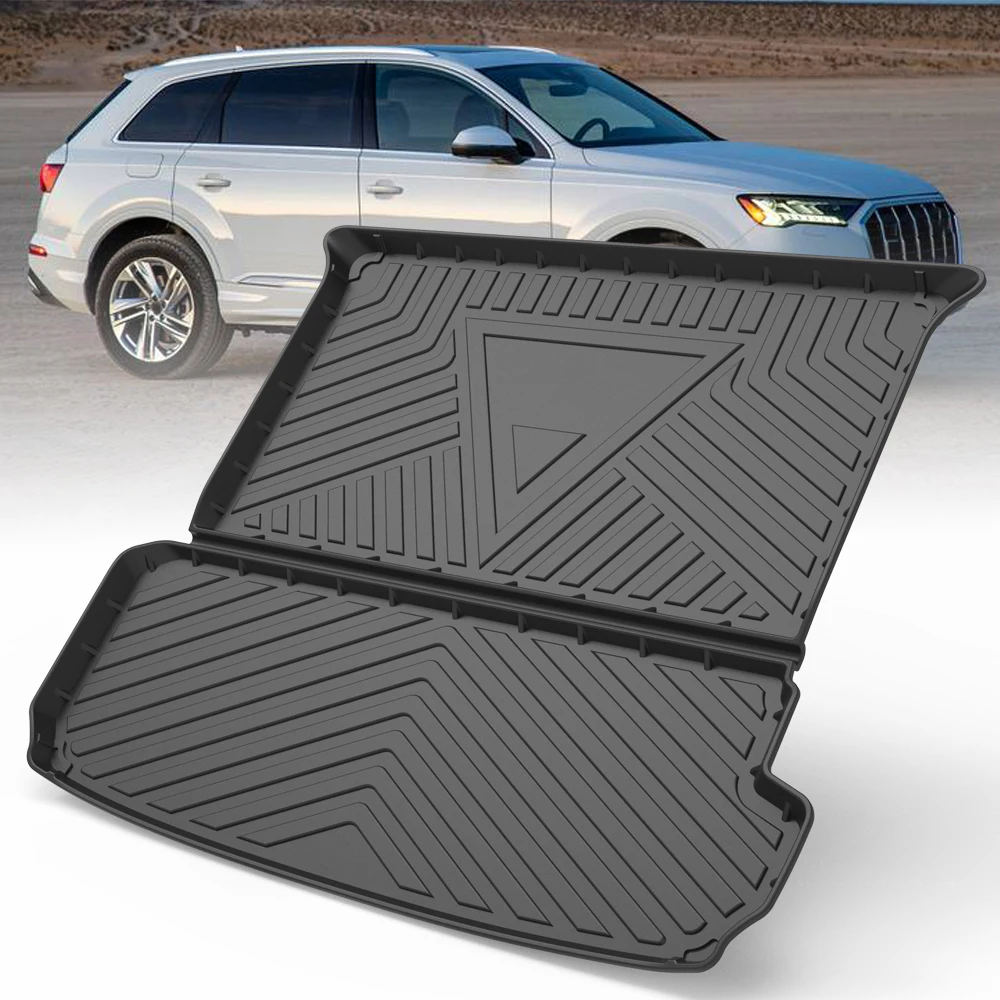

Custom Car Trunk Mat For Audi Q7 2017 2018 2019 2020 2021 TPE Car Accessories Custom Cargo Liner