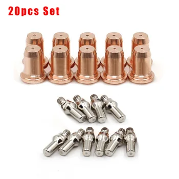 

52582 51313 Plasma Cutting Consumables PT60 PT-60 IPT-60 Electrode Tip 20pcs ​Plasma Torch Electrode Nozzle