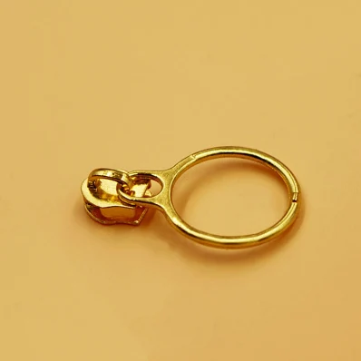 Gold 5# наборы для ремонта молнии, металлическая молния, слайдер, молния, голова, сделай сам, сумка для одежды, чемодан, аксессуары - Цвет: Gold